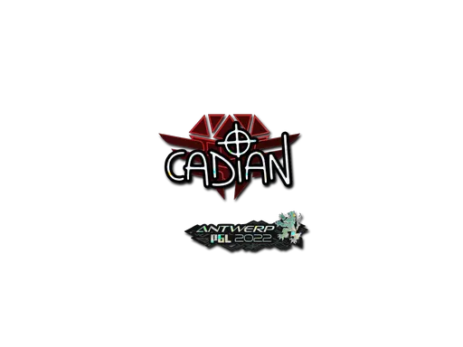 Sticker | cadiaN (Glitter) | Antwerp 2022
