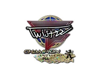 Sticker | Twistzz (Glitter, Champion) | Antwerp 2022