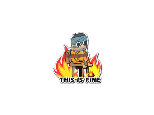 Sticker | This Is Fine (H)