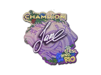 Sticker | Jame (Champion) | Rio 2022