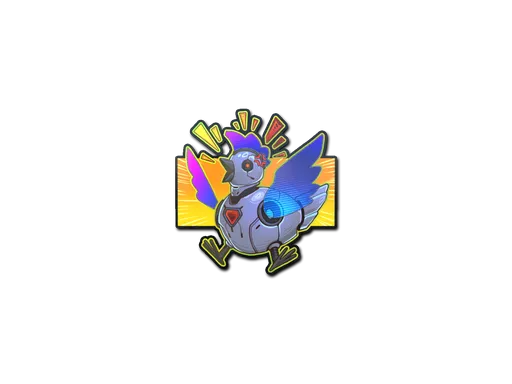 Sticker | Cyber Chicken (Holo)