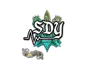 Sticker | sdy (Glitter) | Paris 2023