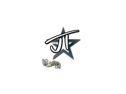 Sticker | JT (Glitter) | Paris 2023