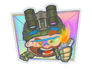 Sticker | Try Hard (Holo)