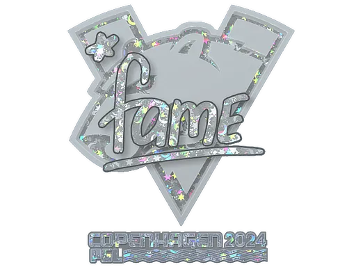 Sticker | fame (Glitter) | Copenhagen 2024