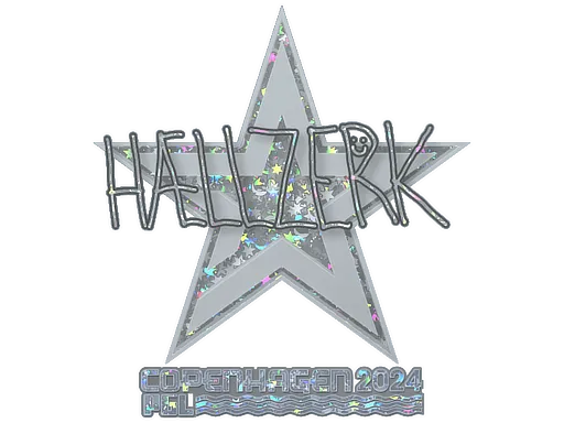 Sticker | hallzerk (Glitter) | Copenhagen 2024