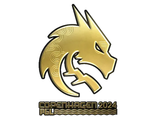 Sticker | Team Spirit (Gold) | Copenhagen 2024