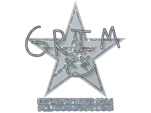 Sticker | Grim (Glitter) | Copenhagen 2024