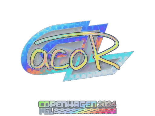 Sticker | acoR (Holo) | Copenhagen 2024