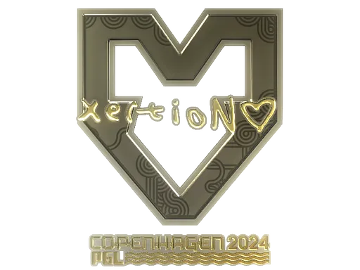 Sticker | xertioN (Gold) | Copenhagen 2024