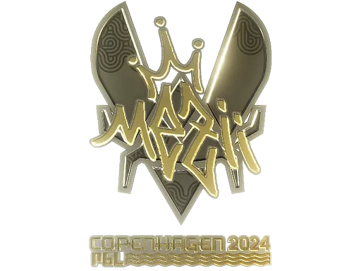 Sticker | mezii (Gold) | Copenhagen 2024