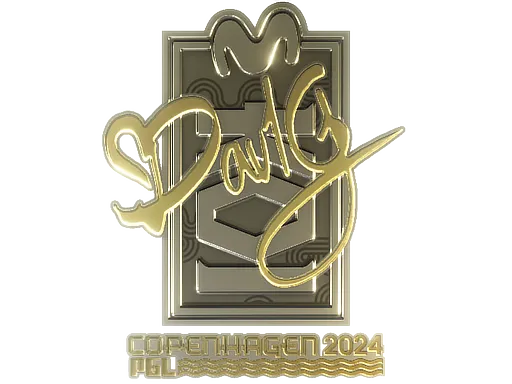 Sticker | dav1g (Gold) | Copenhagen 2024