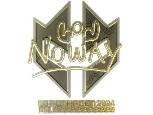 Sticker | noway (Gold) | Copenhagen 2024