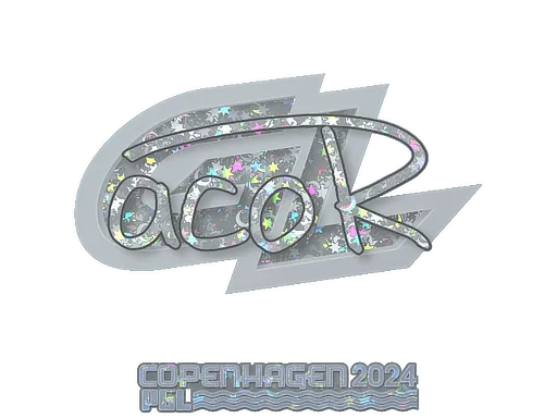 Sticker | acoR (Glitter) | Copenhagen 2024