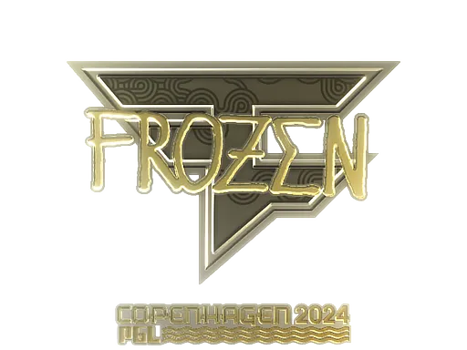 Sticker | frozen (Gold) | Copenhagen 2024
