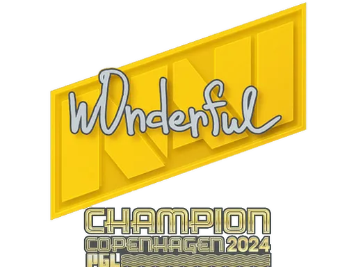 Sticker | w0nderful (Champion) | Copenhagen 2024