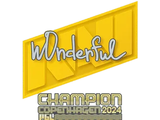 Sticker | w0nderful (Champion) | Copenhagen 2024