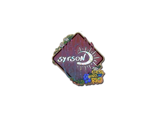 Sticker | syrsoN (Glitter) | Rio 2022