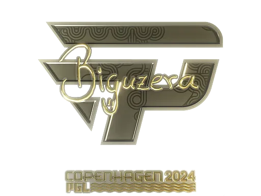 Sticker | biguzera (Gold) | Copenhagen 2024