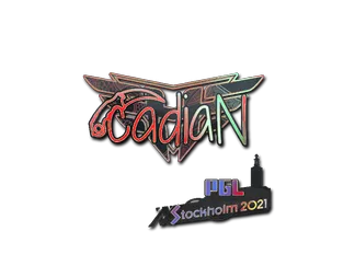 Sticker | cadiaN (Holo) | Stockholm 2021