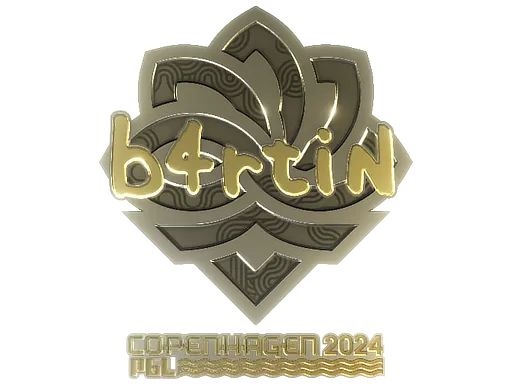 Sticker | b4rtiN (Gold) | Copenhagen 2024