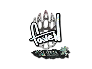 Sticker | faveN (Glitter) | Antwerp 2022