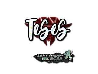 Sticker | TeSeS (Glitter) | Antwerp 2022