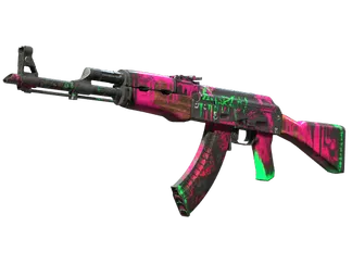 AK-47 | Neon Revolution (Battle-Scarred)