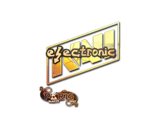 Sticker | electronic (Holo) | Paris 2023