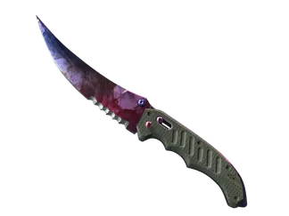 ★ StatTrak™ Flip Knife | Doppler (Minimal Wear)