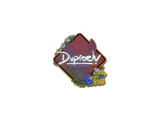 Sticker | dupreeh (Glitter) | Rio 2022