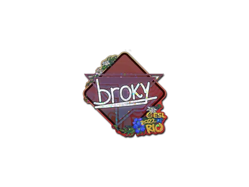 Sticker | broky (Glitter) | Rio 2022