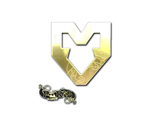 Sticker | MOUZ (Gold) | Paris 2023