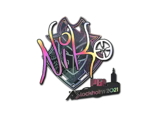 Sticker | NiKo (Holo) | Stockholm 2021