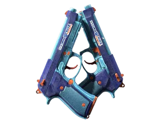 Dual Berettas | Hydro Strike (Well-Worn)