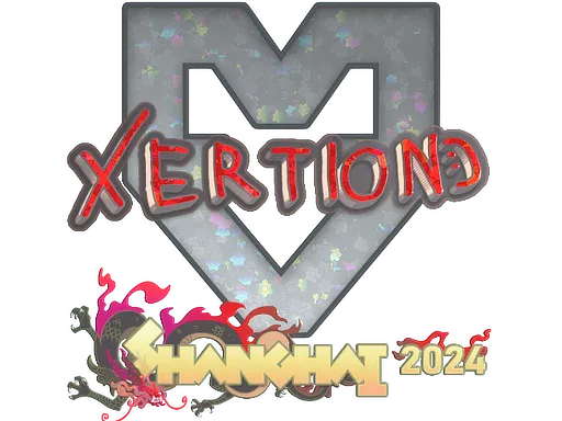 Sticker | xertioN (Glitter) | Shanghai 2024