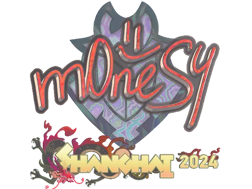 Sticker | m0NESY (Holo) | Shanghai 2024