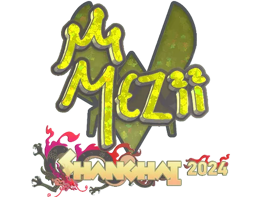 Sticker | mezii (Glitter) | Shanghai 2024