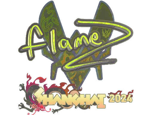 Sticker | FlameZ (Holo) | Shanghai 2024