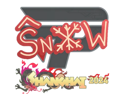 Sticker | snow | Shanghai 2024