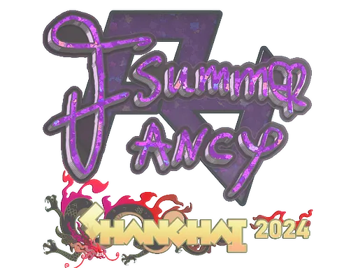 Sticker | Summer (Glitter) | Shanghai 2024