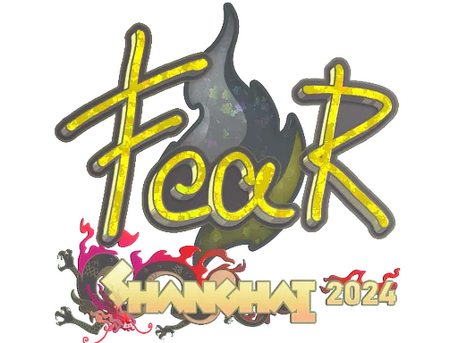 Sticker | fEAR (Glitter) | Shanghai 2024