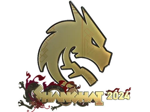 Sticker | Team Spirit (Gold) | Shanghai 2024