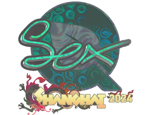 Sticker | dexter (Holo) | Shanghai 2024