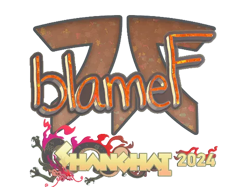 Sticker | blameF (Glitter) | Shanghai 2024