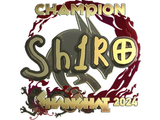 Sticker | sh1ro (Gold, Champion) | Shanghai 2024