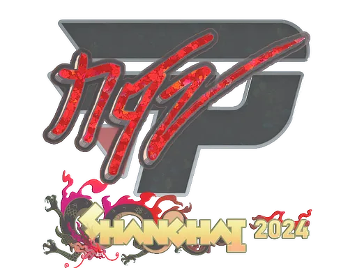 Sticker | NQZ (Glitter) | Shanghai 2024