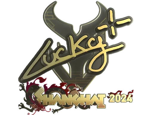 Sticker | Lucky (Gold) | Shanghai 2024