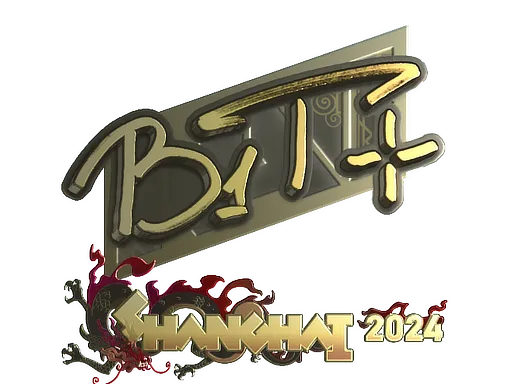Sticker | b1t (Gold) | Shanghai 2024