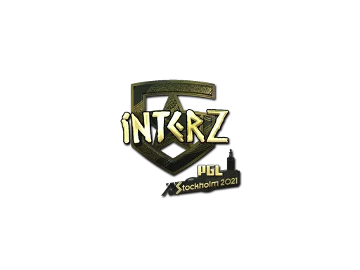 Sticker | interz (Gold) | Stockholm 2021